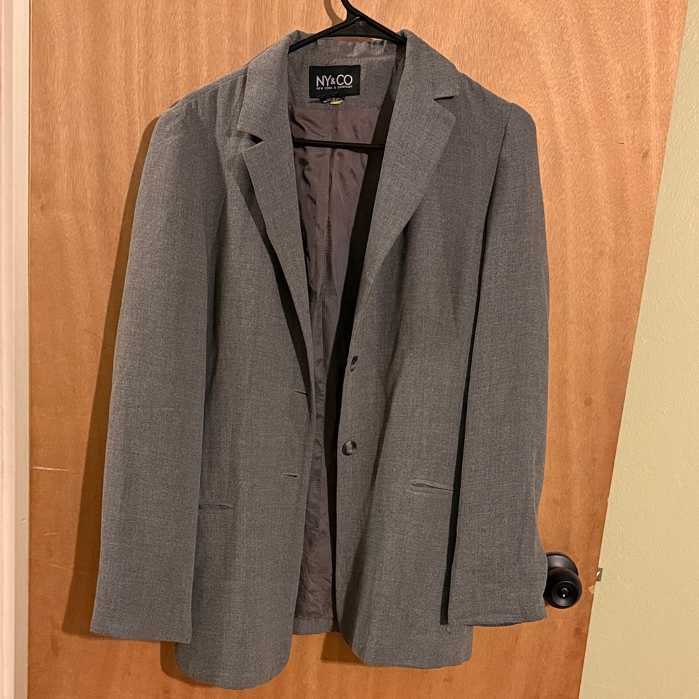 New York & Company Charcoal Women’s Blazer